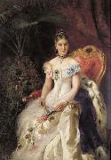 Konstantin Makovsky Portrait of Countess Maria Mikhailovna Volkonskaya oil painting reproduction